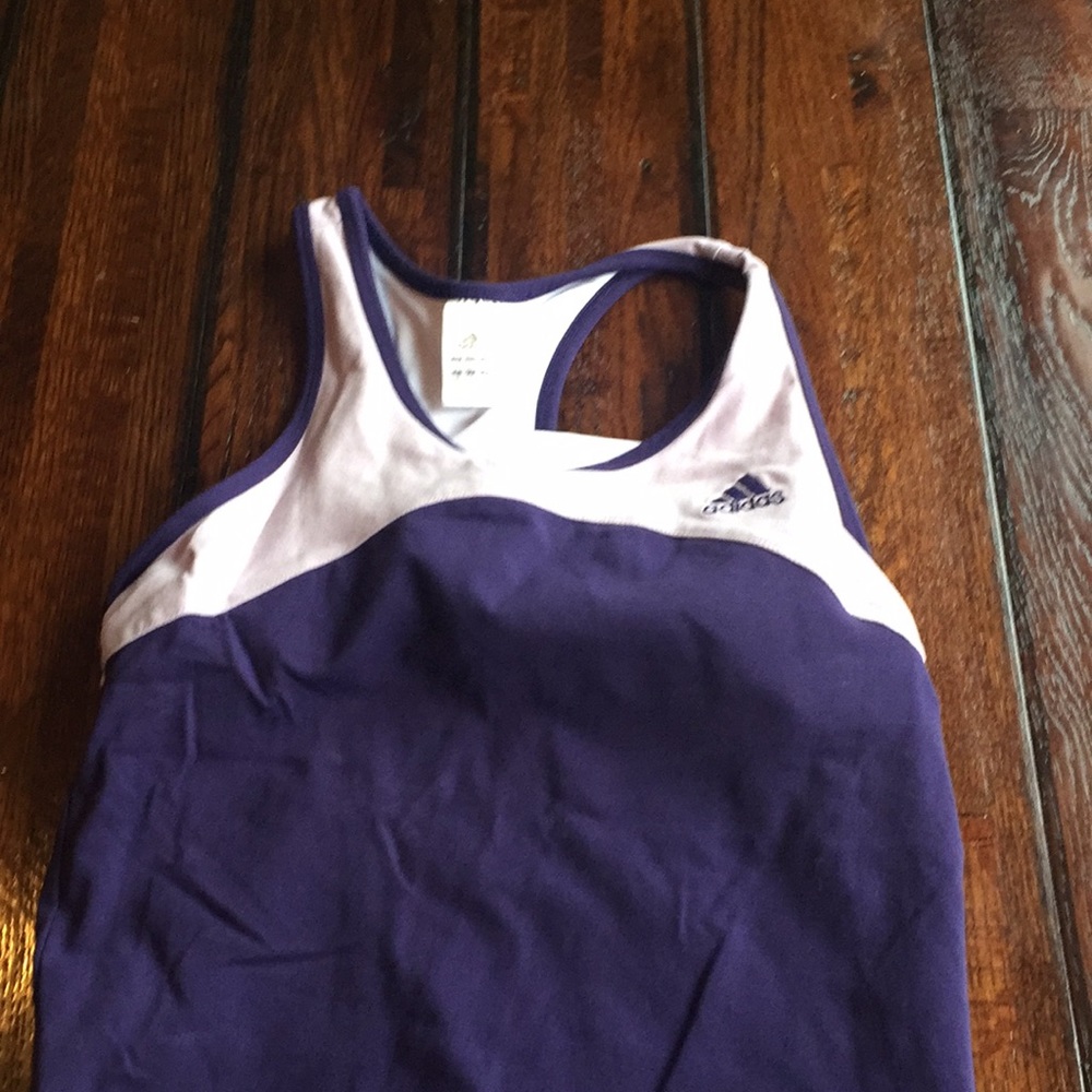 Purple and violet adidas women’s small tank top